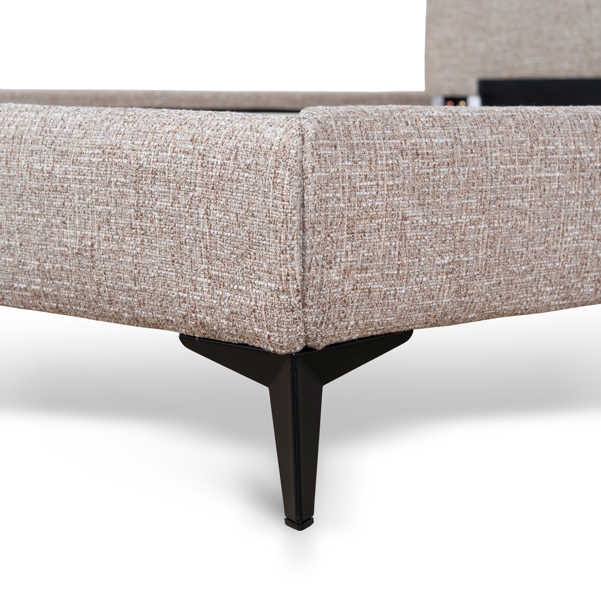 Celeste Fabric Queen Bed Frame - Stonish Beige Bed Frame YoBed-Core