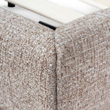 Celeste Fabric Queen Bed Frame - Stonish Beige Bed Frame YoBed-Core