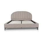 Olin Fabric Queen Bed Frame - Stonish Beige Bed Frame YoBed-Core