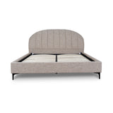 Olin Fabric Queen Bed Frame - Stonish Beige Bed Frame YoBed-Core