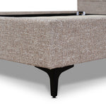 Olin Fabric Queen Bed Frame - Stonish Beige Bed Frame YoBed-Core