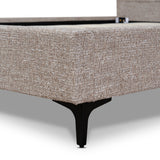 Olin Fabric Queen Bed Frame - Stonish Beige Bed Frame YoBed-Core