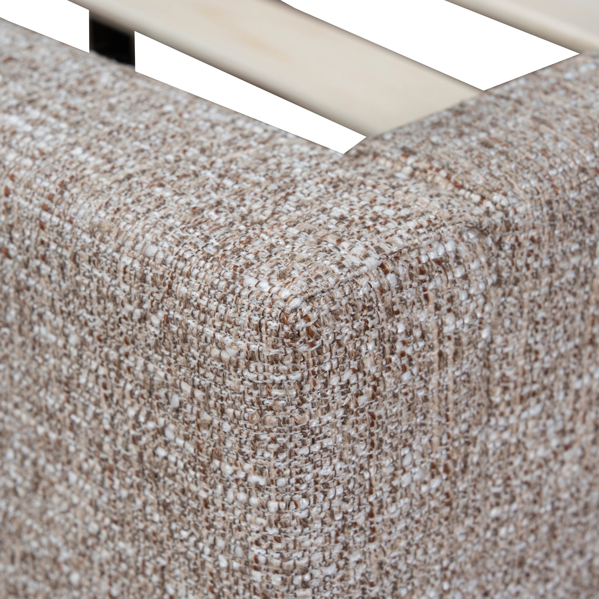 Olin Fabric Queen Bed Frame - Stonish Beige Bed Frame YoBed-Core