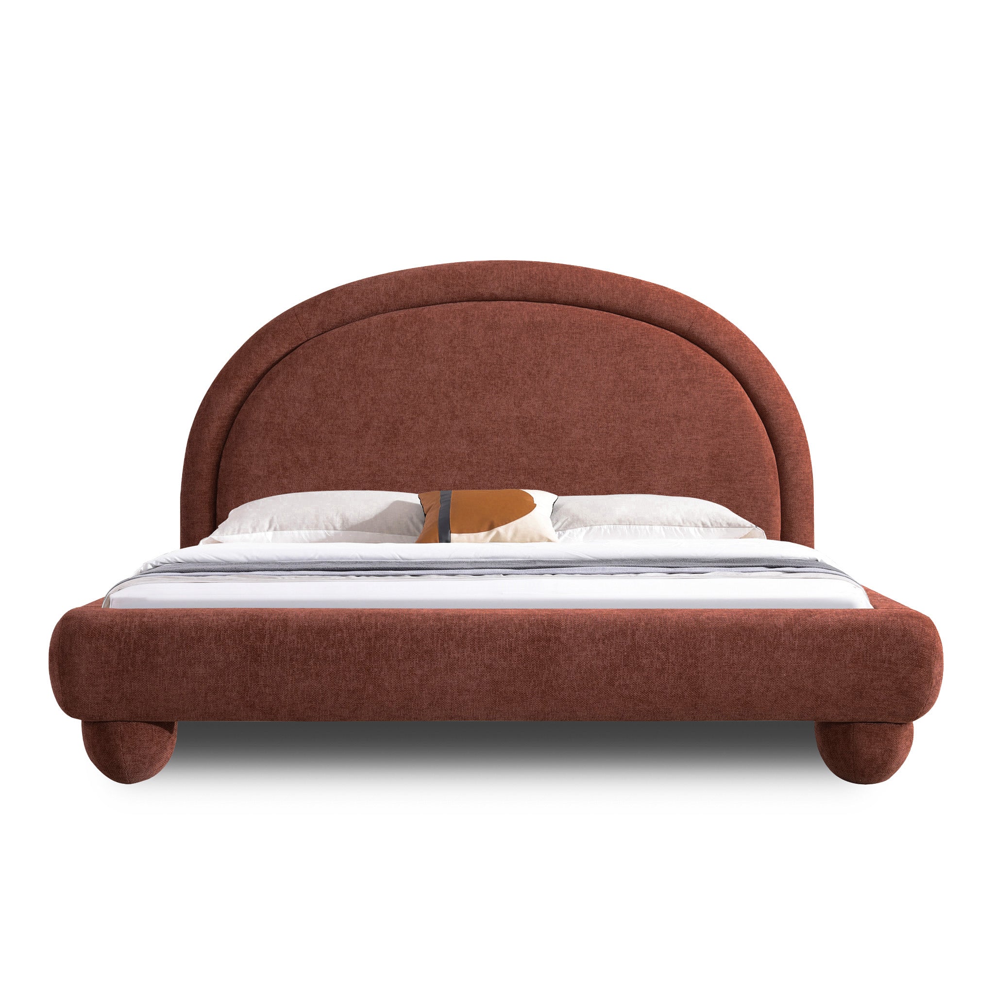 Elvane Queen Bed - Breeze Auburn Bed Frame YoBed-Core