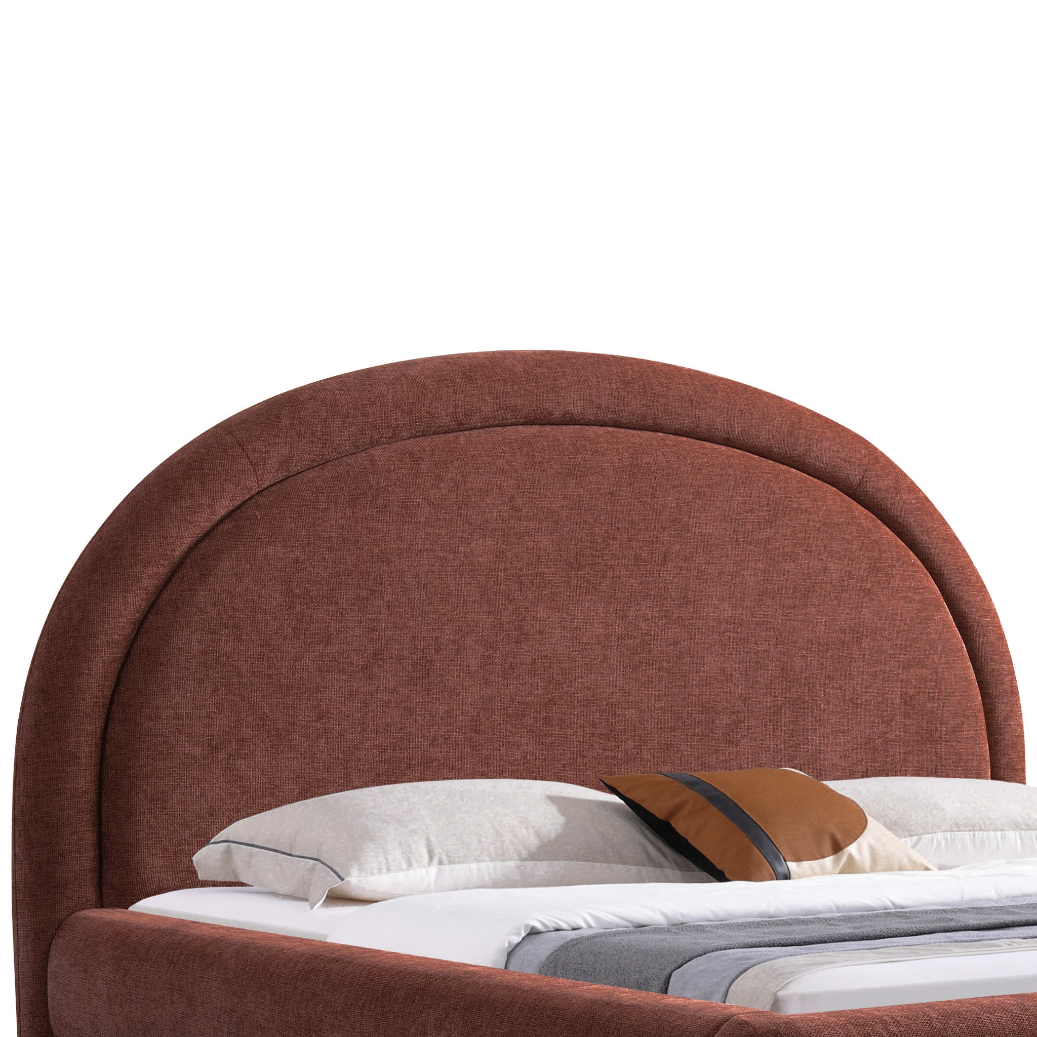 Elvane King Bed - Breeze Auburn Bed Frame YoBed-Core