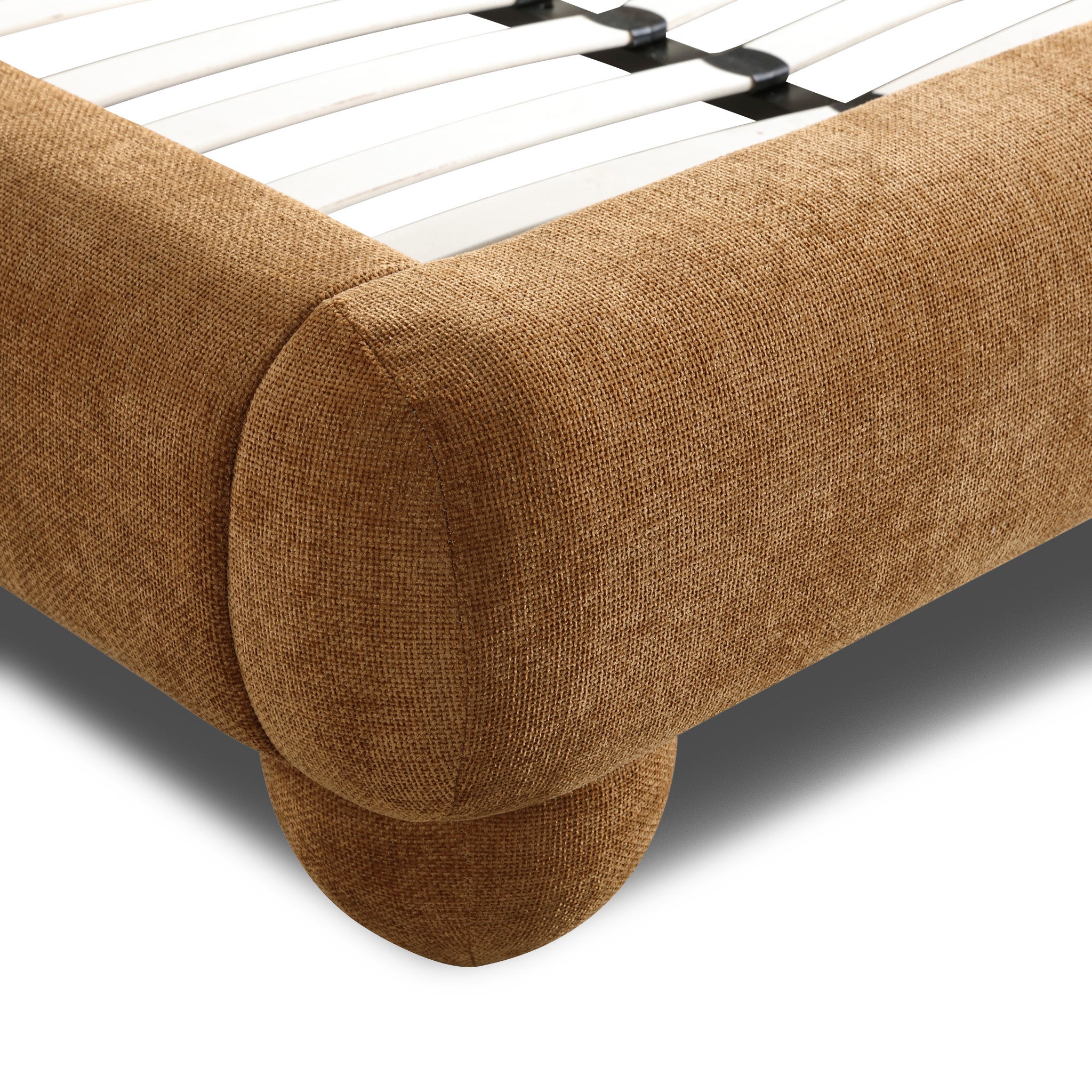 Elvane Queen Bed - Breeze Ochre Bed Frame YoBed-Core