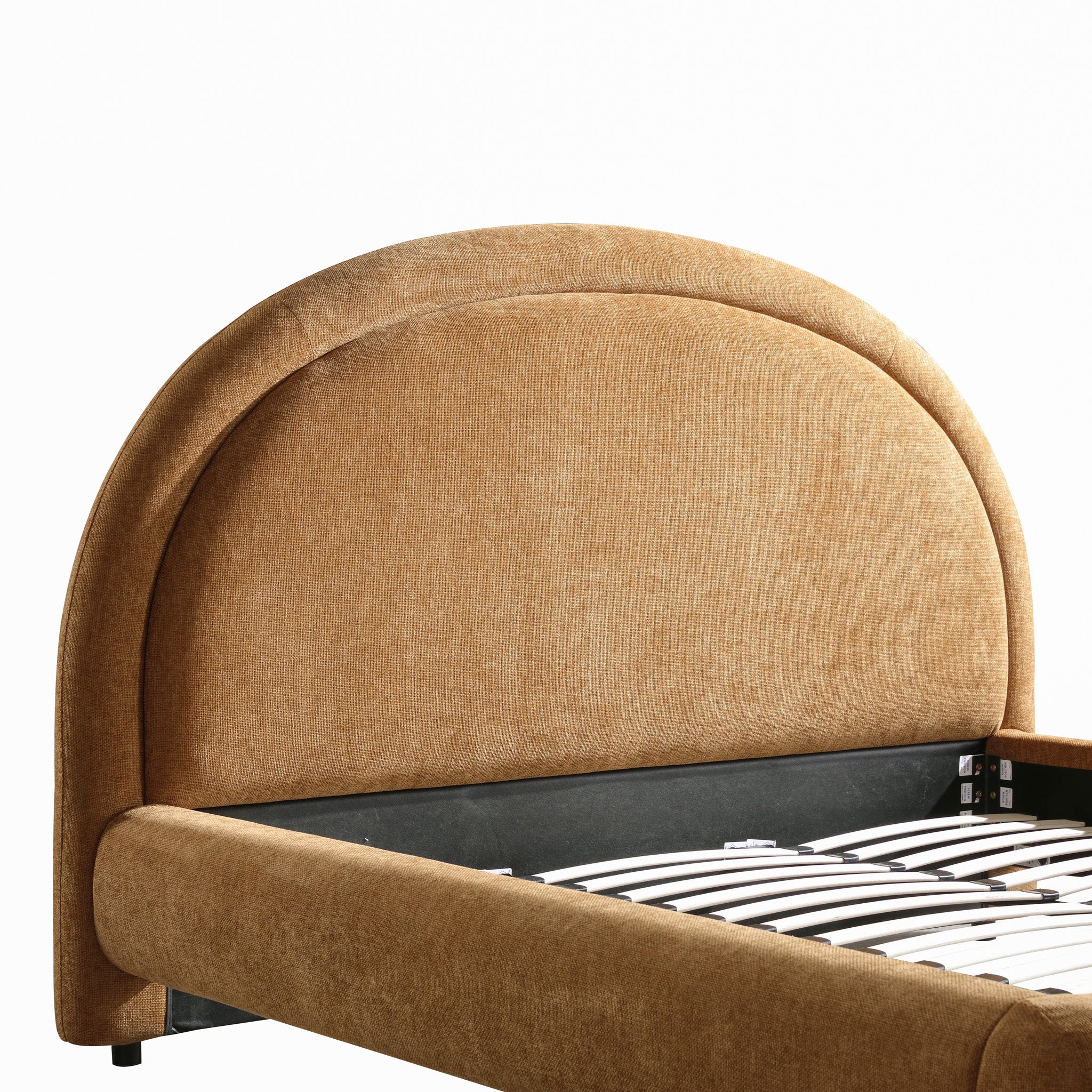 Elvane King Bed - Breeze Ochre Bed Frame YoBed-Core