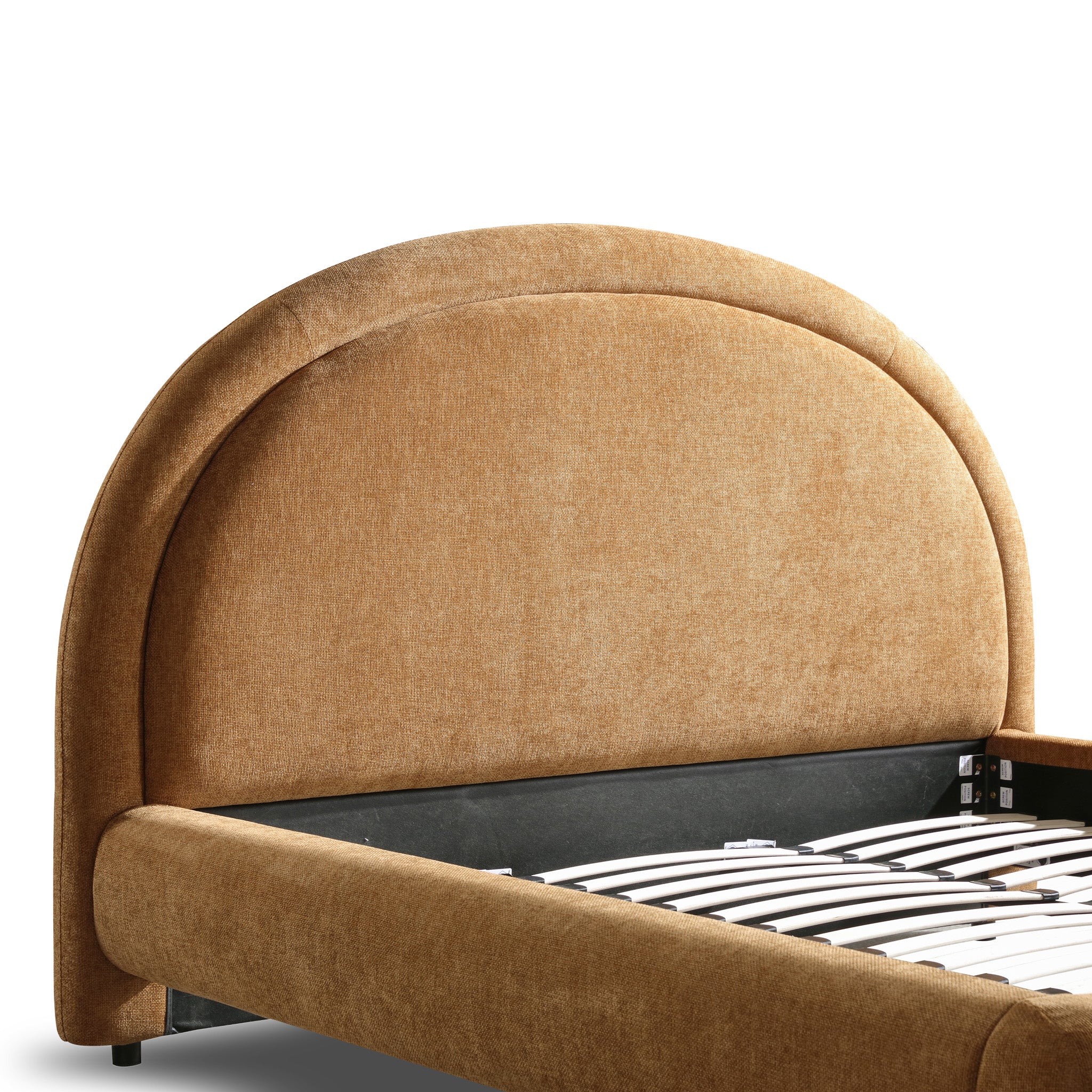 Elvane King Bed - Breeze Ochre Bed Frame YoBed-Core