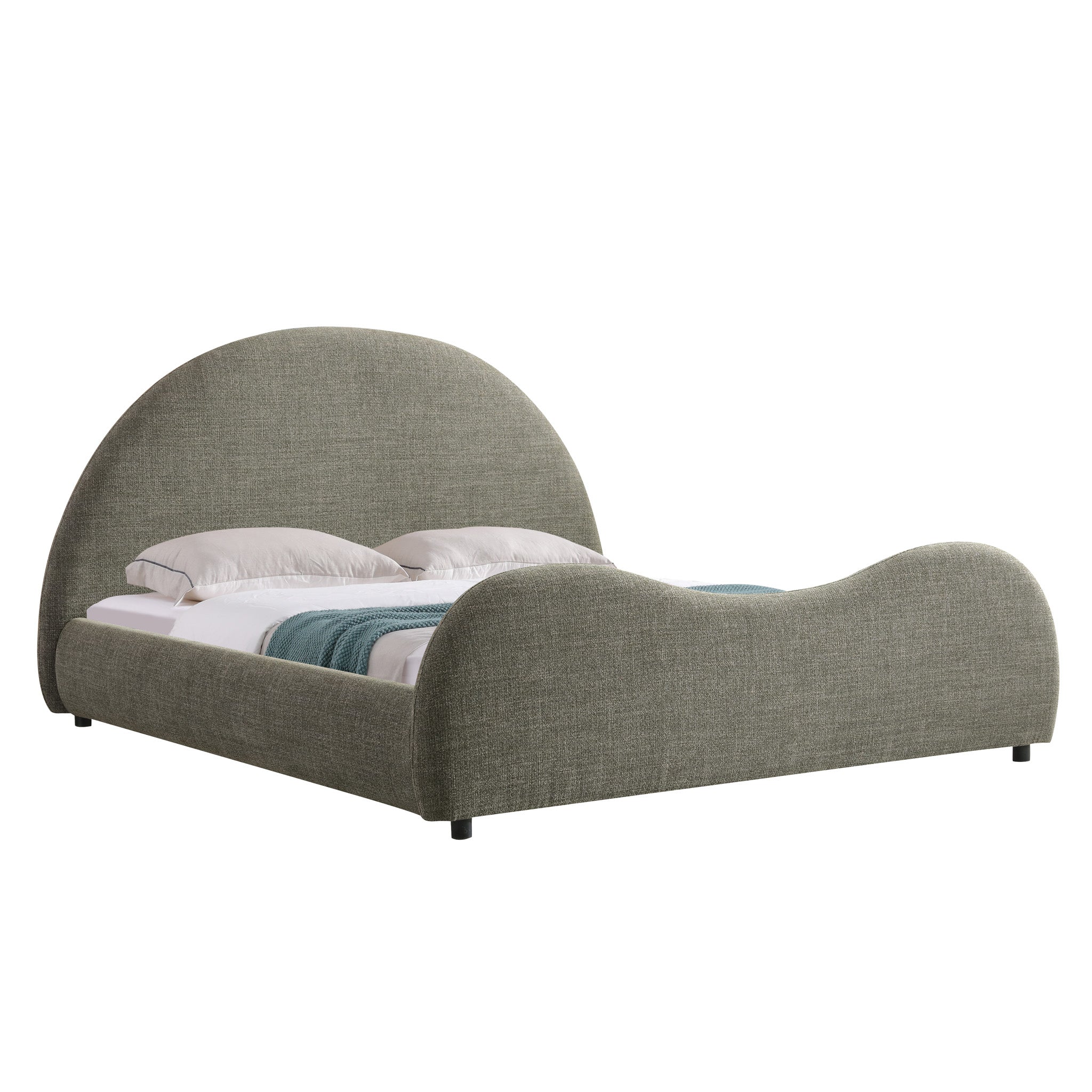 Eloura Queen Bed - Kaitoke Green Bed Frame YoBed-Core