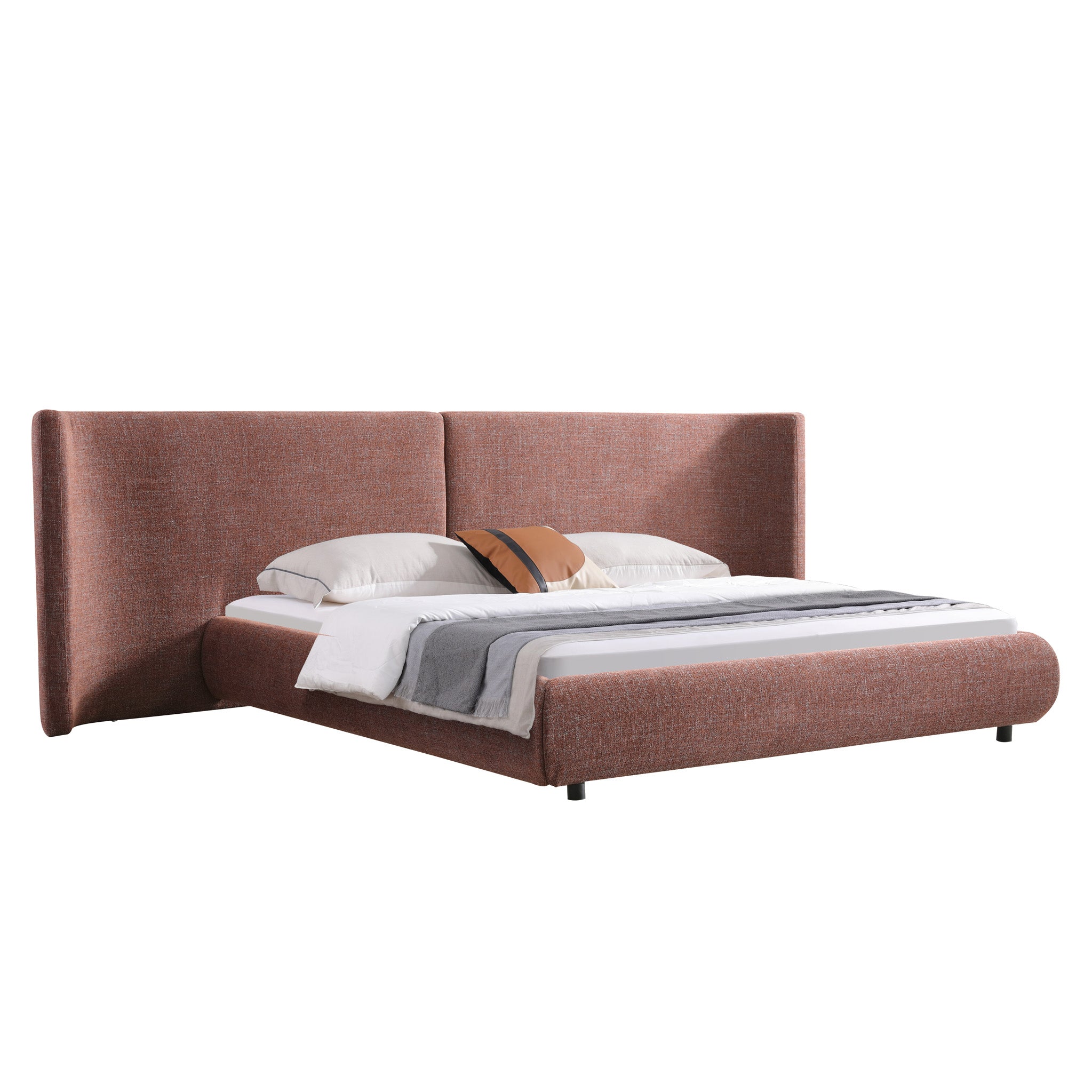 Corvelle King Bed - Moss Brown Bed Frame YoBed-Core