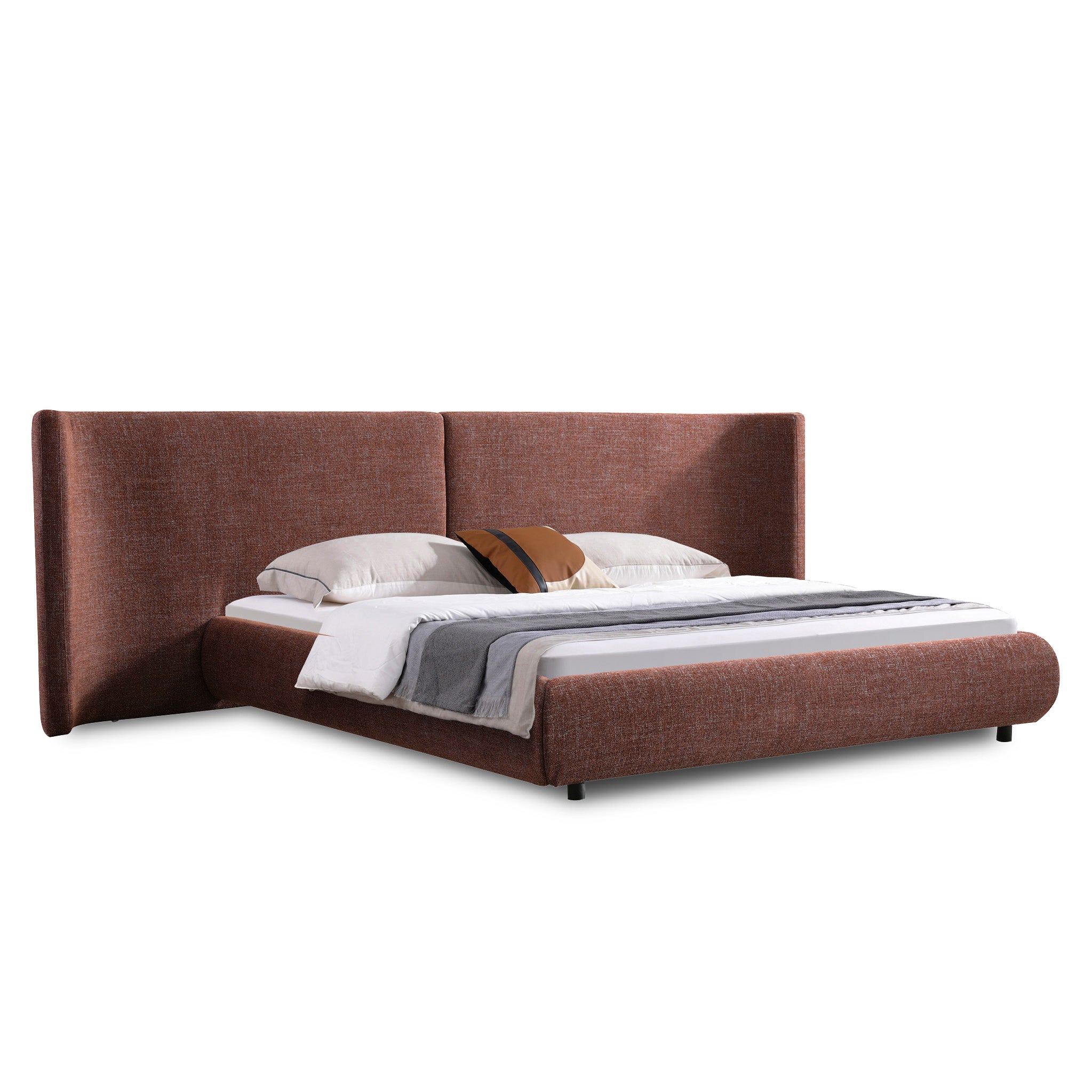 Corvelle King Bed - Moss Brown Bed Frame YoBed-Core