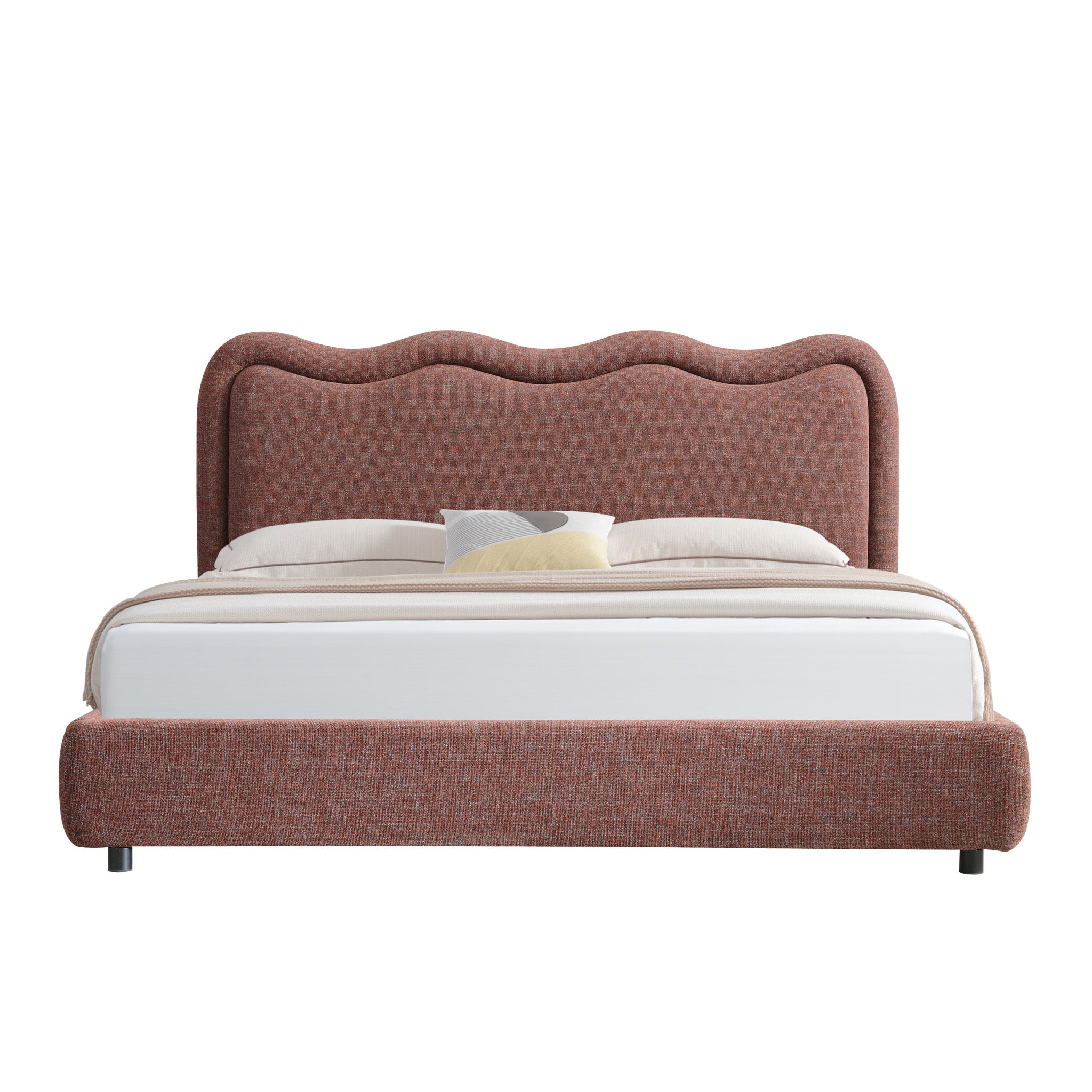 Serelle King Bed - Moss Brown Bed Frame YoBed-Core