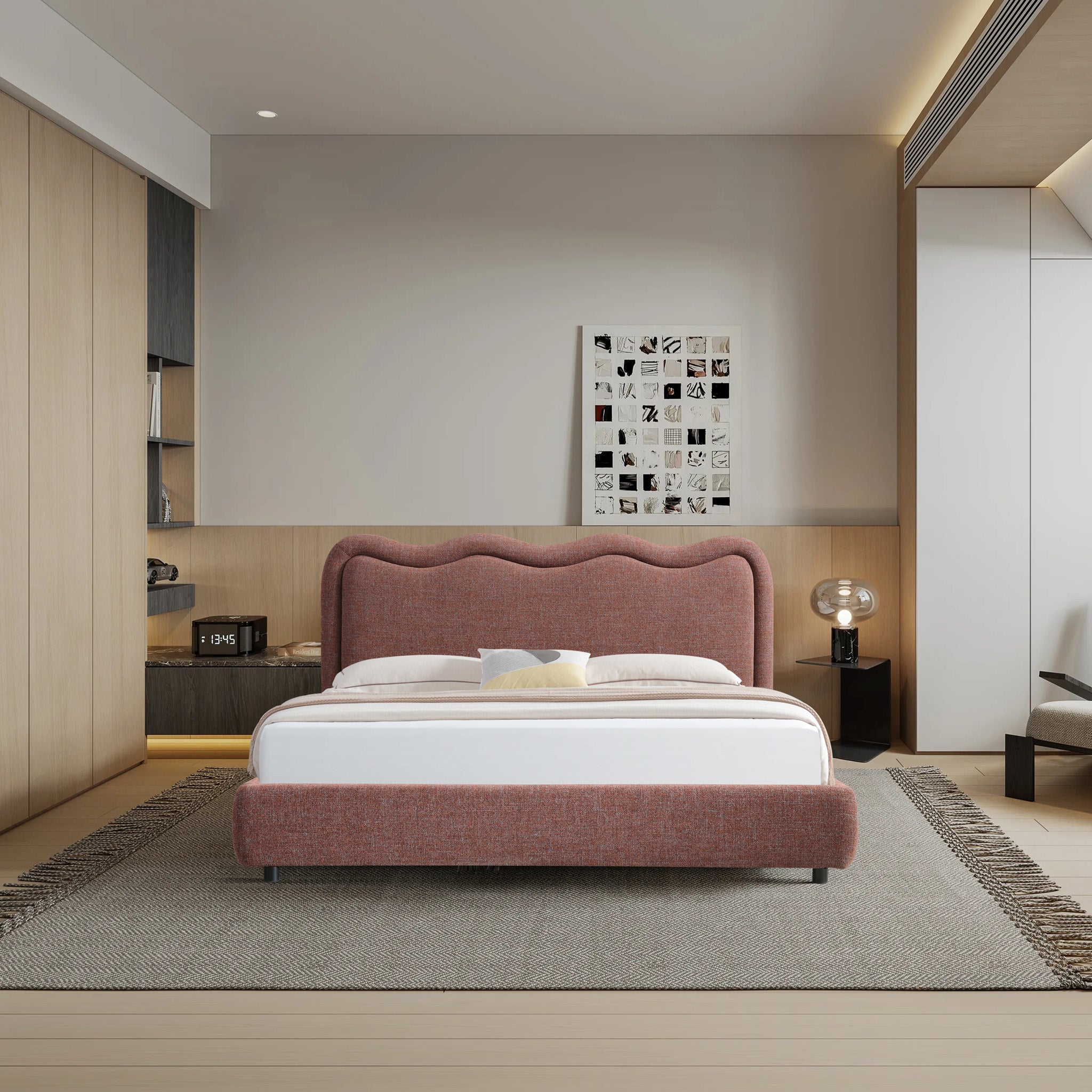 Serelle King Bed - Moss Brown Bed Frame YoBed-Core