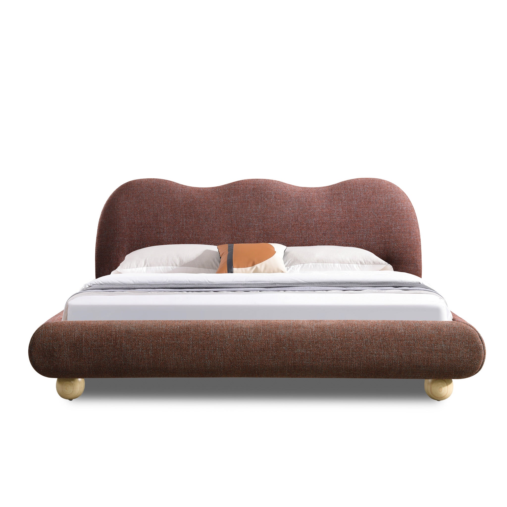 Ondessa King Bed - Moss Brown Bed Frame YoBed-Core