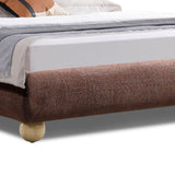 Ondessa King Bed - Moss Brown Bed Frame YoBed-Core