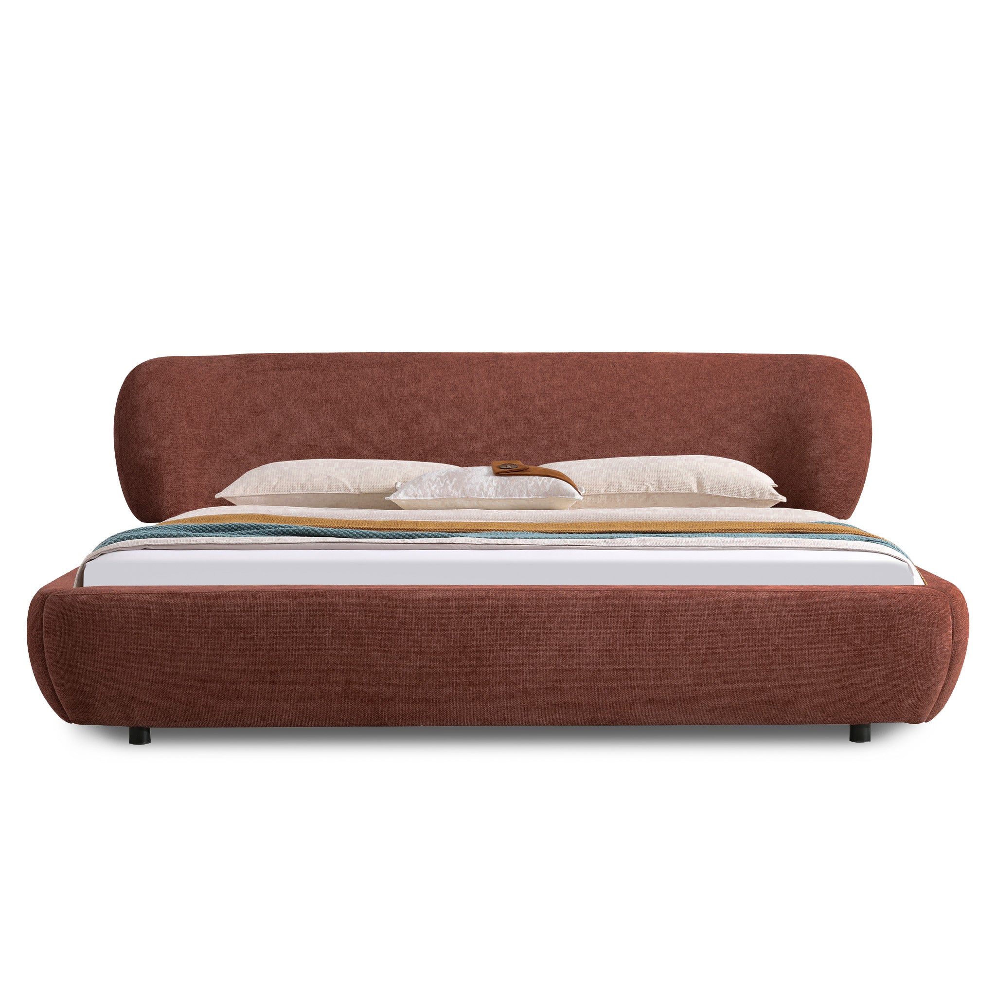 Esmere Queen Bed - Breeze Auburn Bed Frame YoBed-Core
