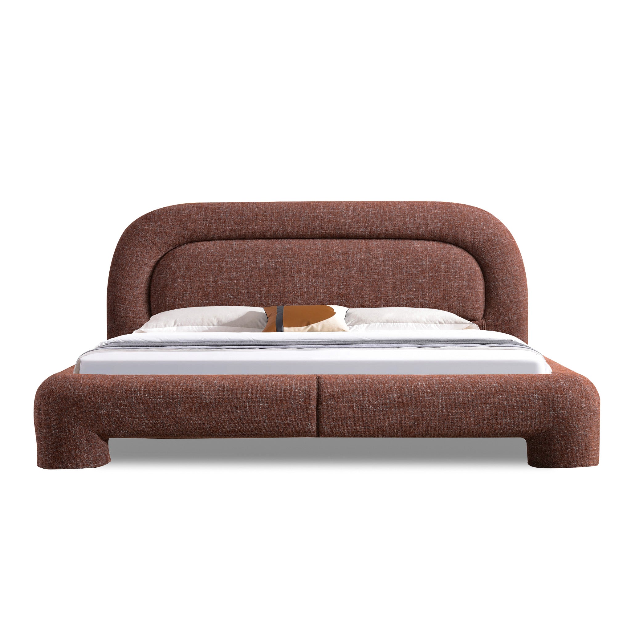 Peter Queen Bed - Moss Brown Bed Frame YoBed-Core