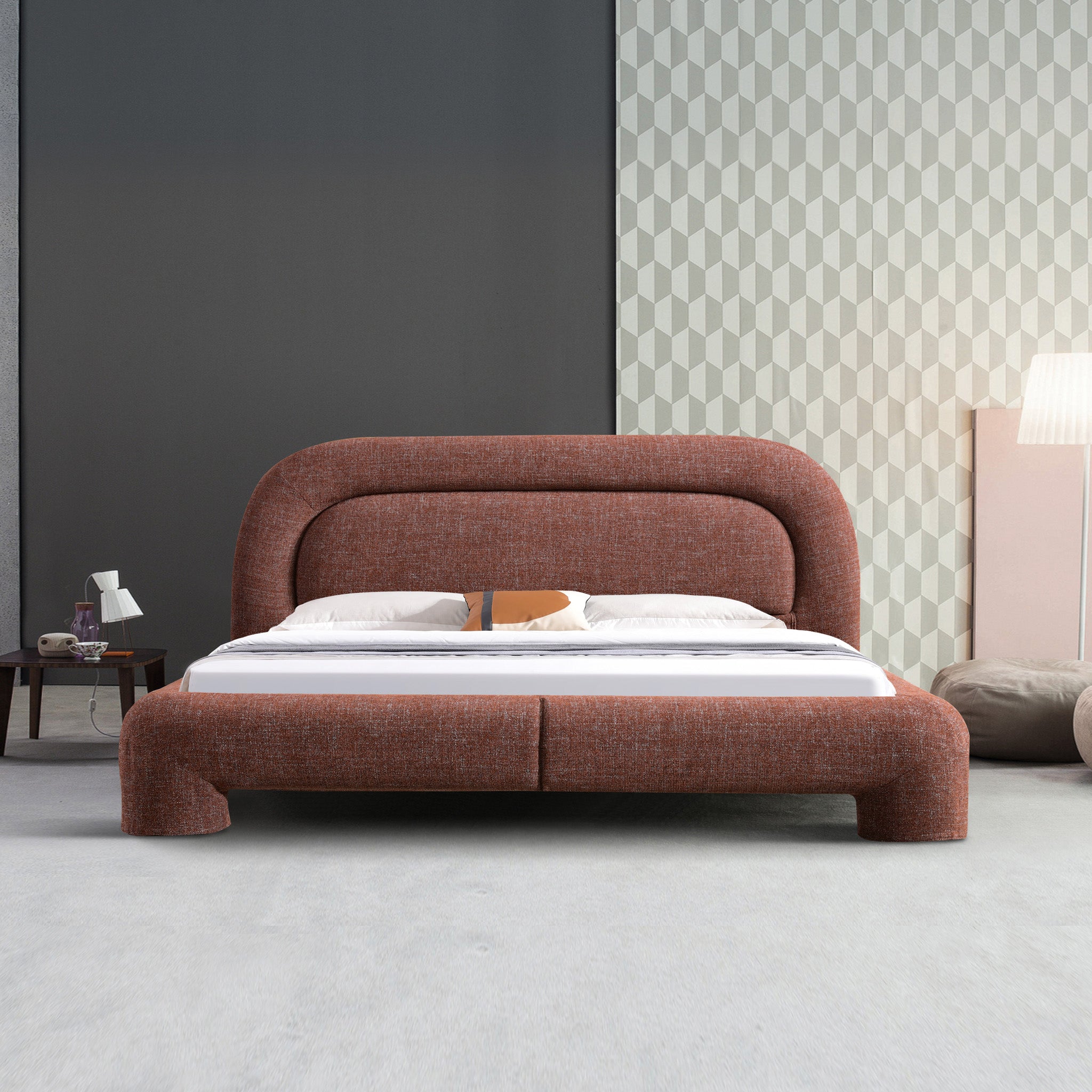Peter King Bed - Moss Brown Bed Frame YoBed-Core