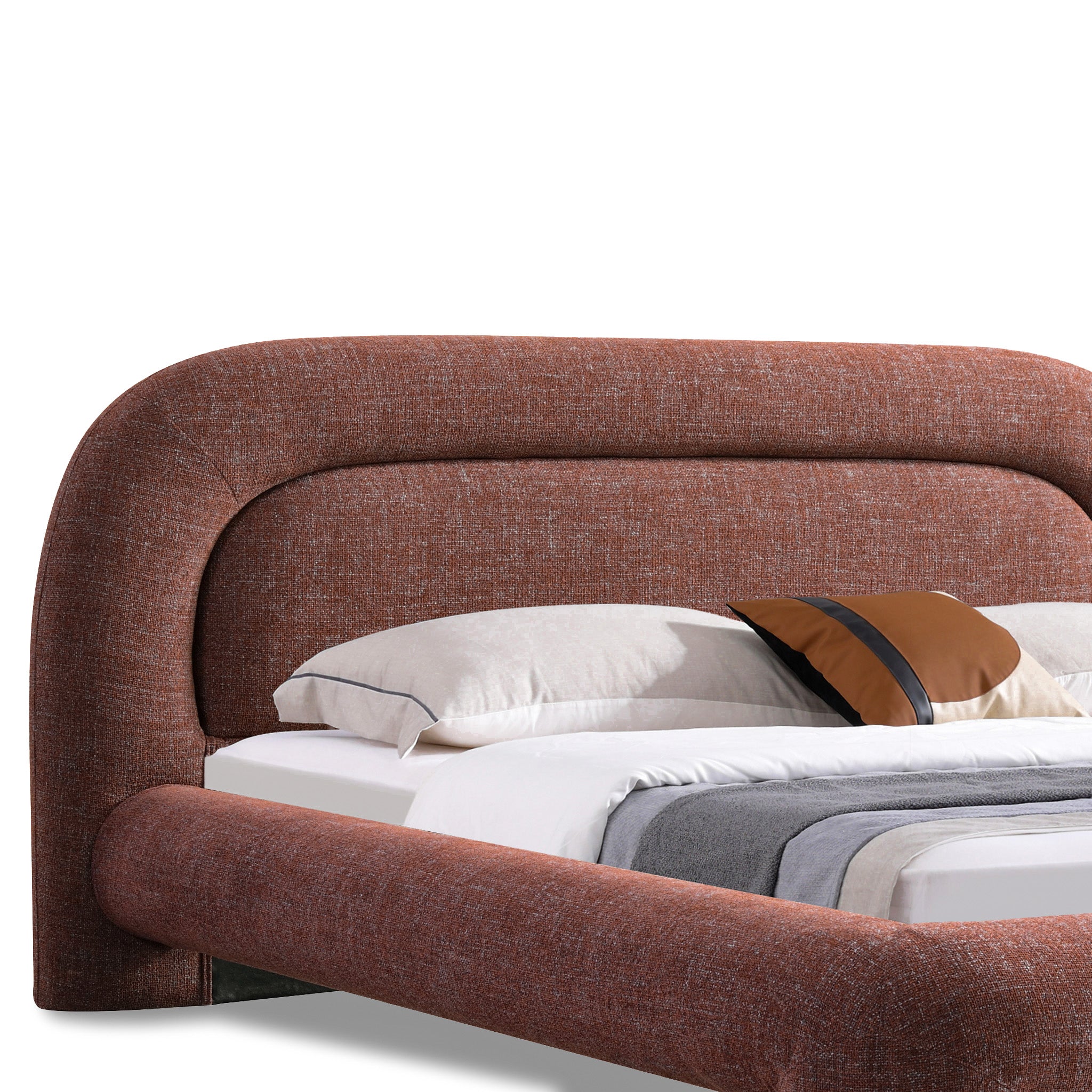 Peter King Bed - Moss Brown Bed Frame YoBed-Core