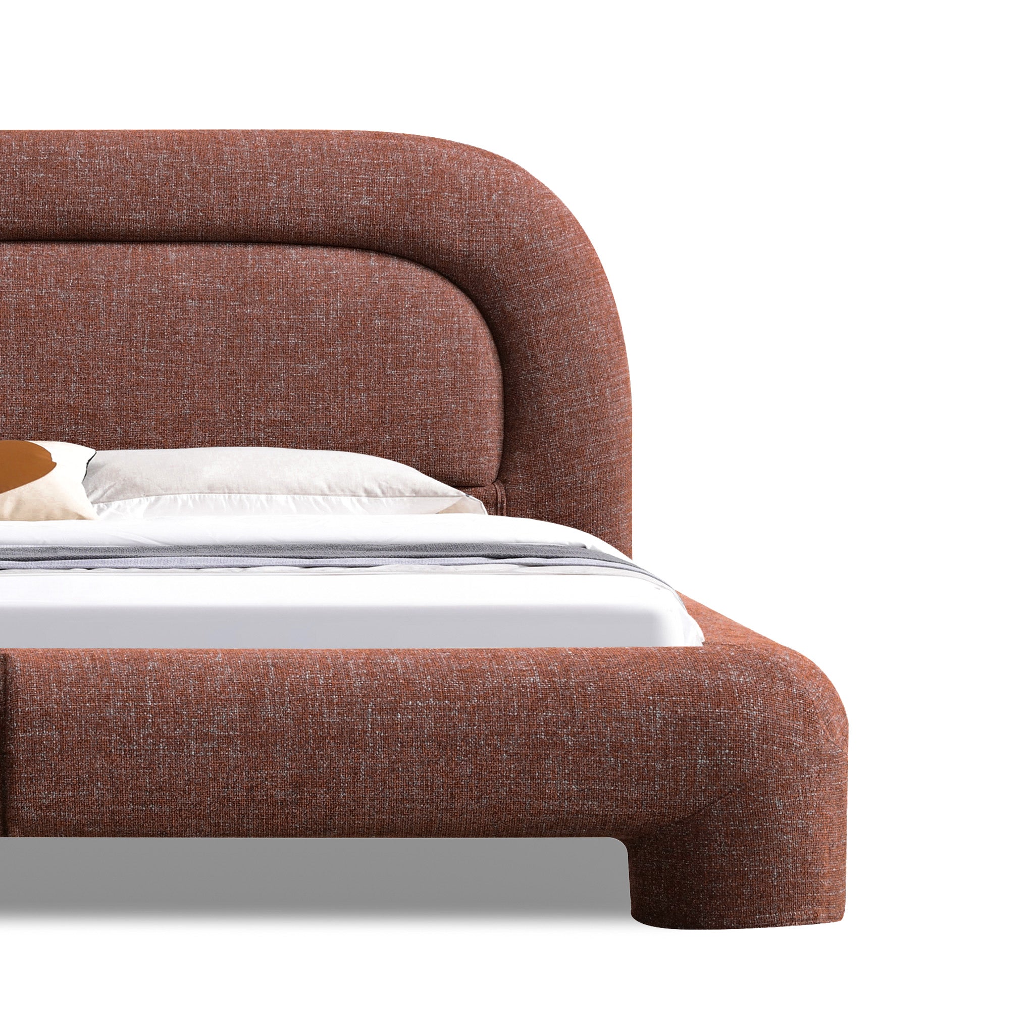 Peter King Bed - Moss Brown Bed Frame YoBed-Core