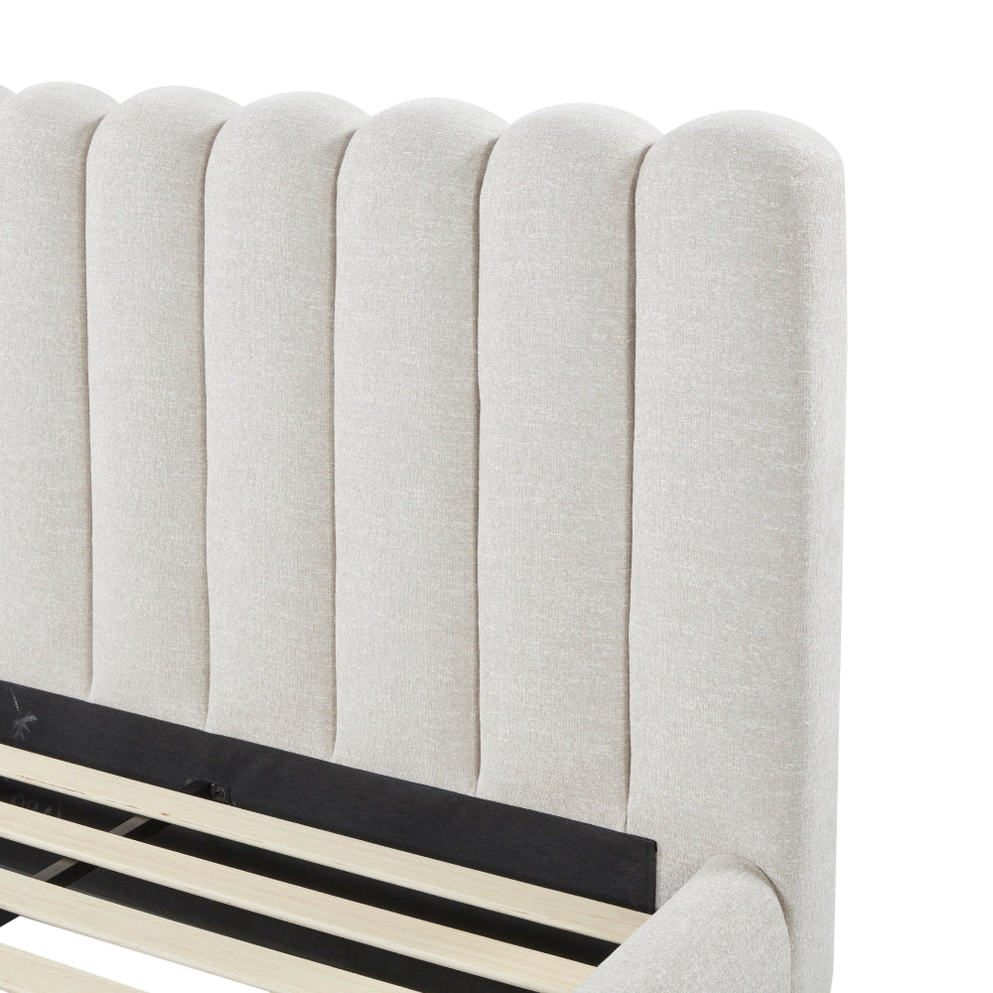 Lovisa Queen Bed - California Beige Bed Frame Hoso-Core