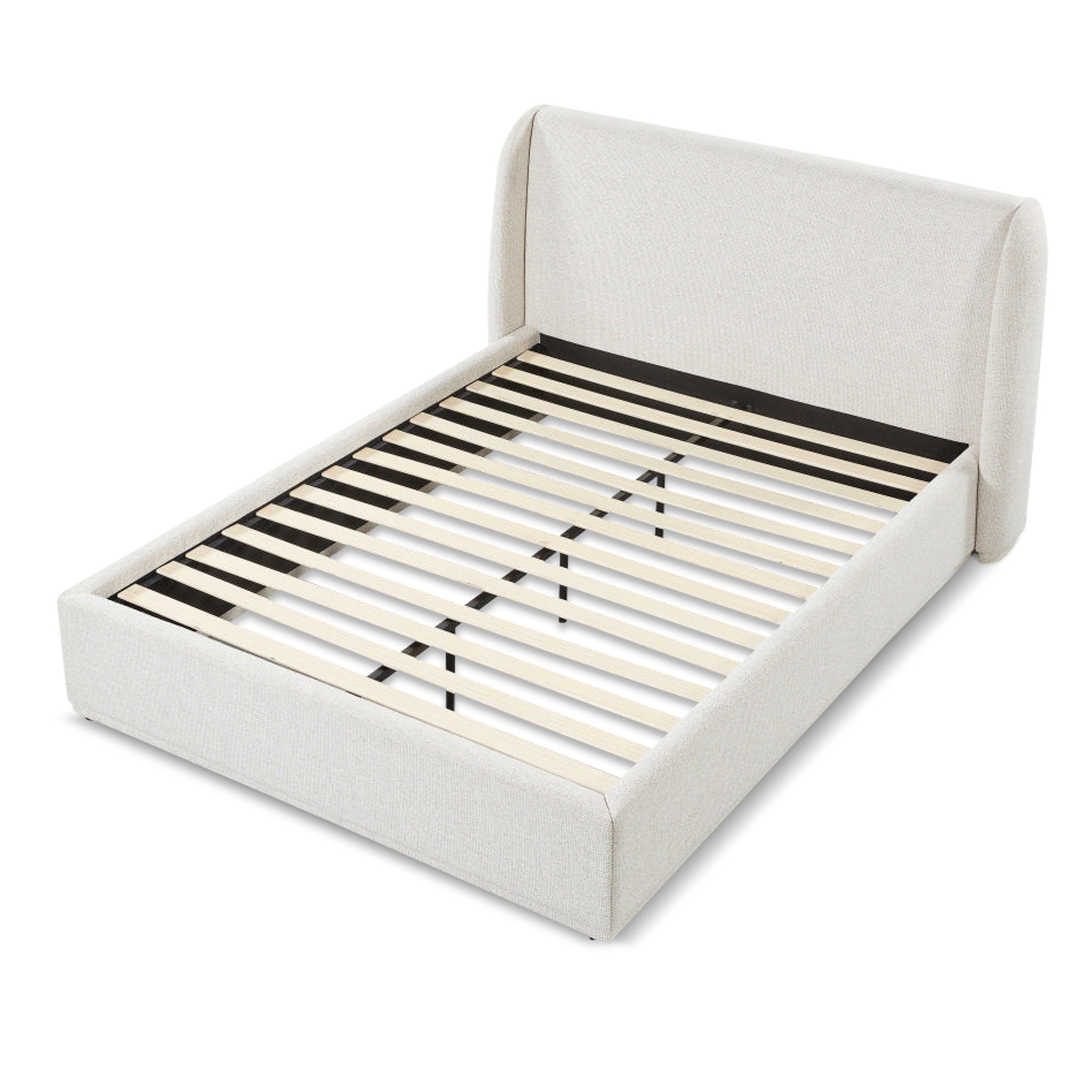 Nella Queen Bed - Verona Ivory Bed Frame Hoso-Core