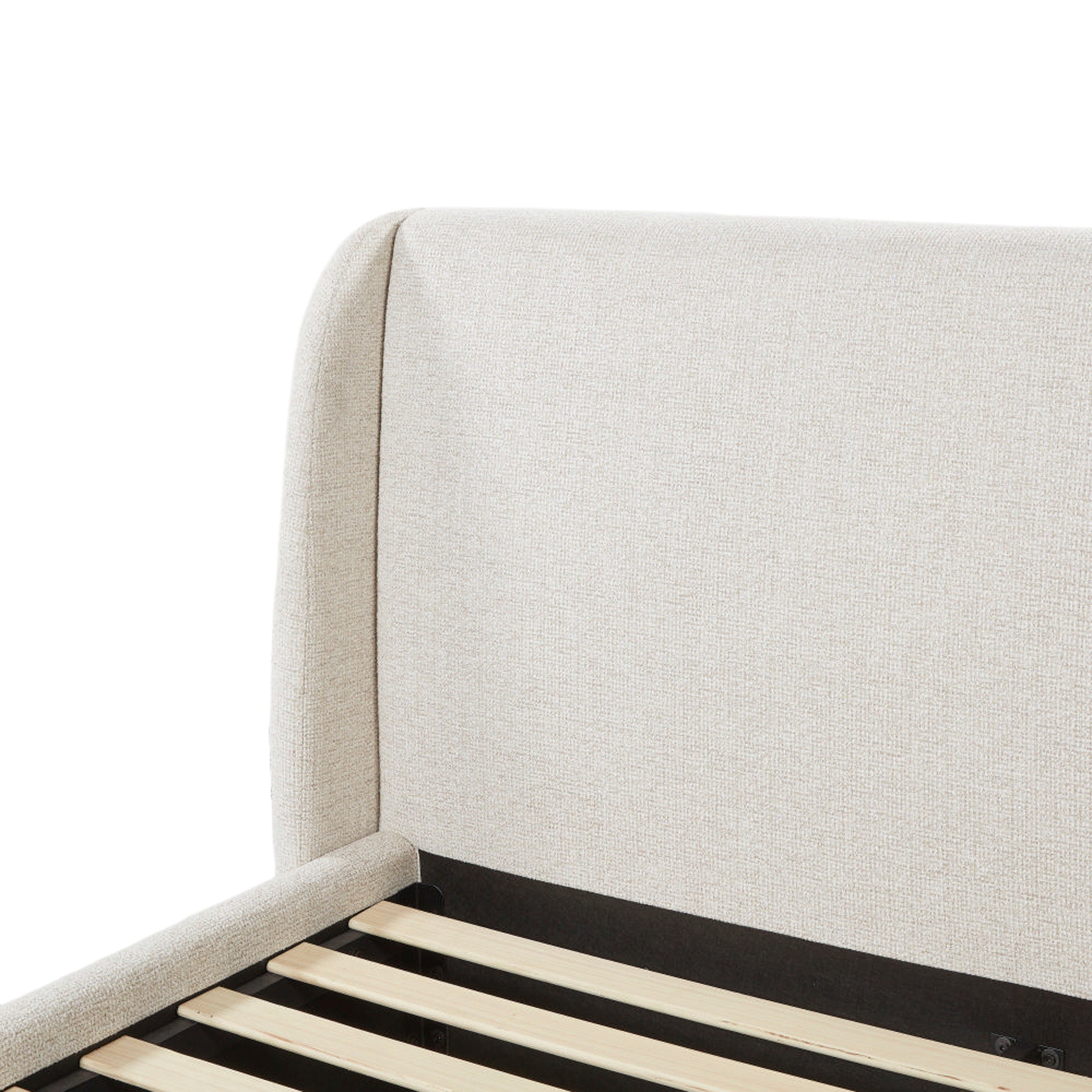 Nella Queen Bed - Verona Ivory Bed Frame Hoso-Core