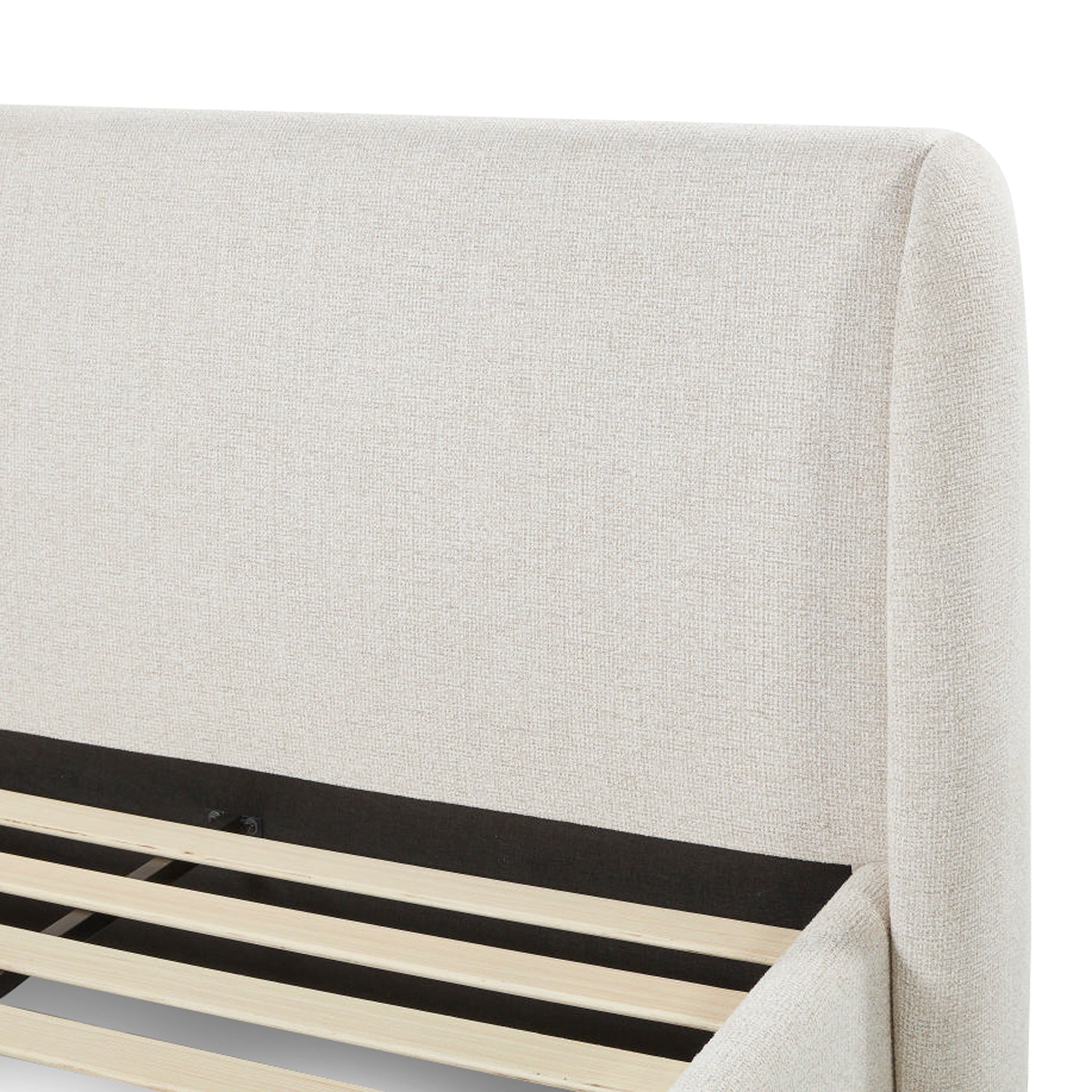 Nella Queen Bed - Verona Ivory Bed Frame Hoso-Core