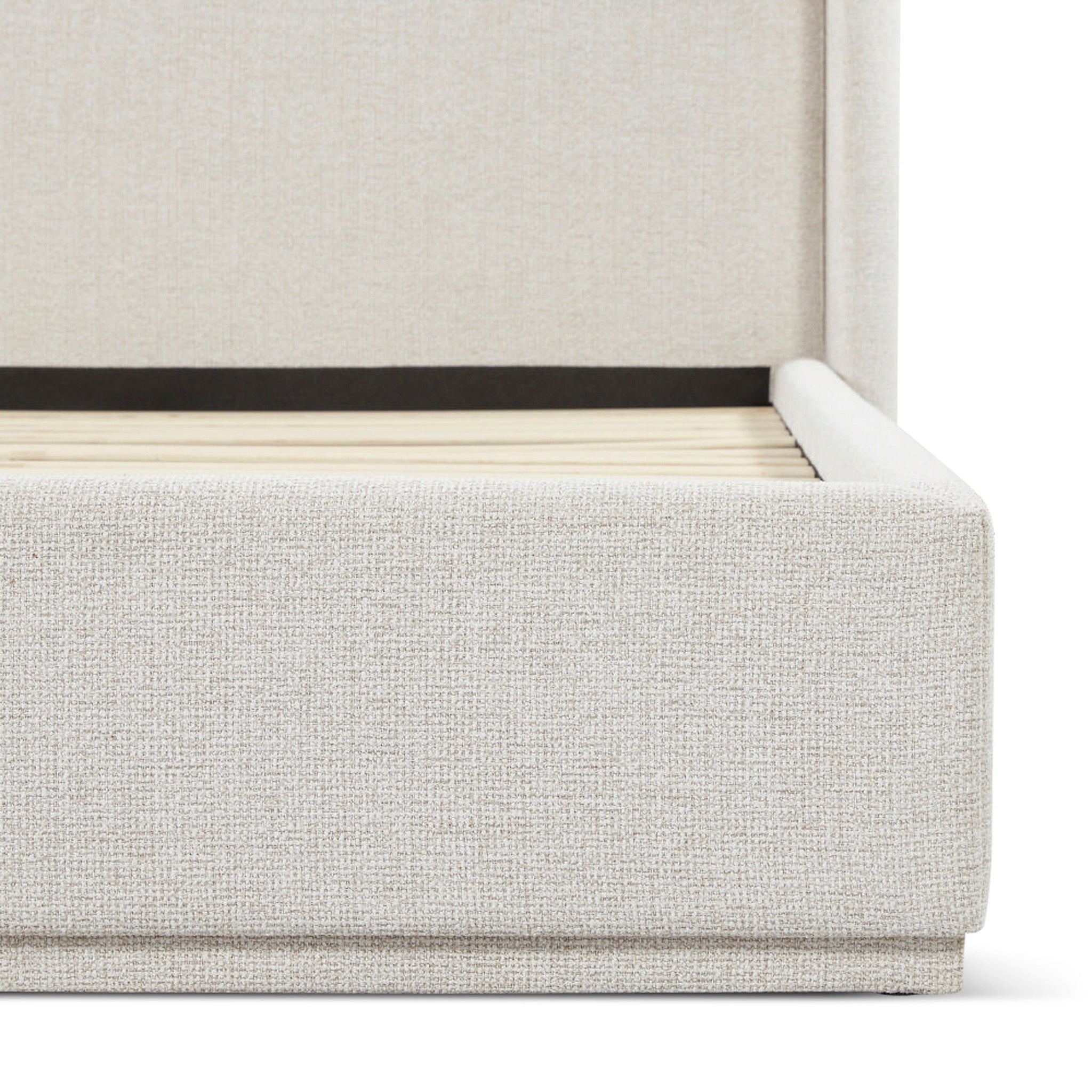 Nella King Bed - Verona Ivory Bed Frame Hoso-Core