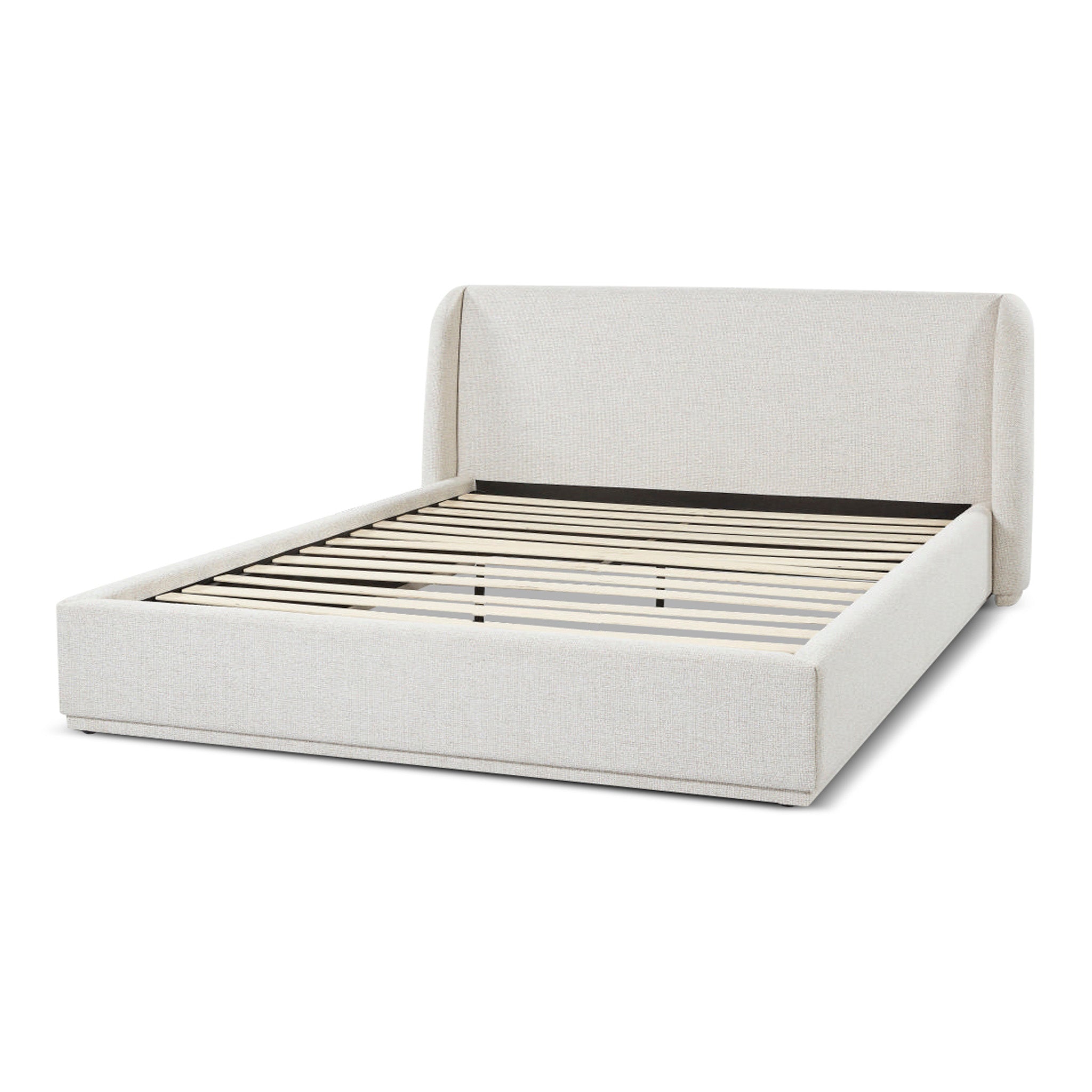 Nella King Bed - Verona Ivory Bed Frame Hoso-Core