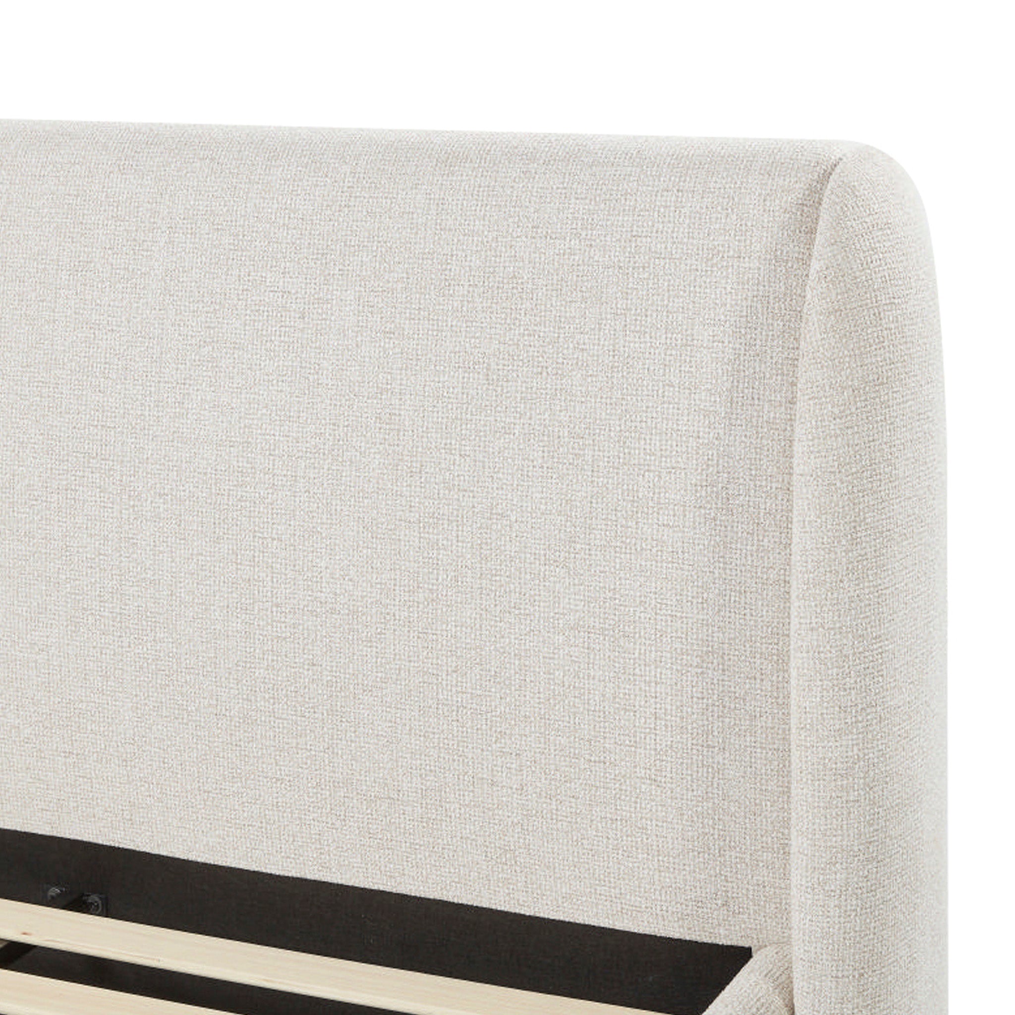 Nella King Bed - Verona Ivory Bed Frame Hoso-Core