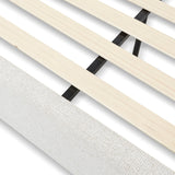 Nella King Bed - Verona Ivory Bed Frame Hoso-Core