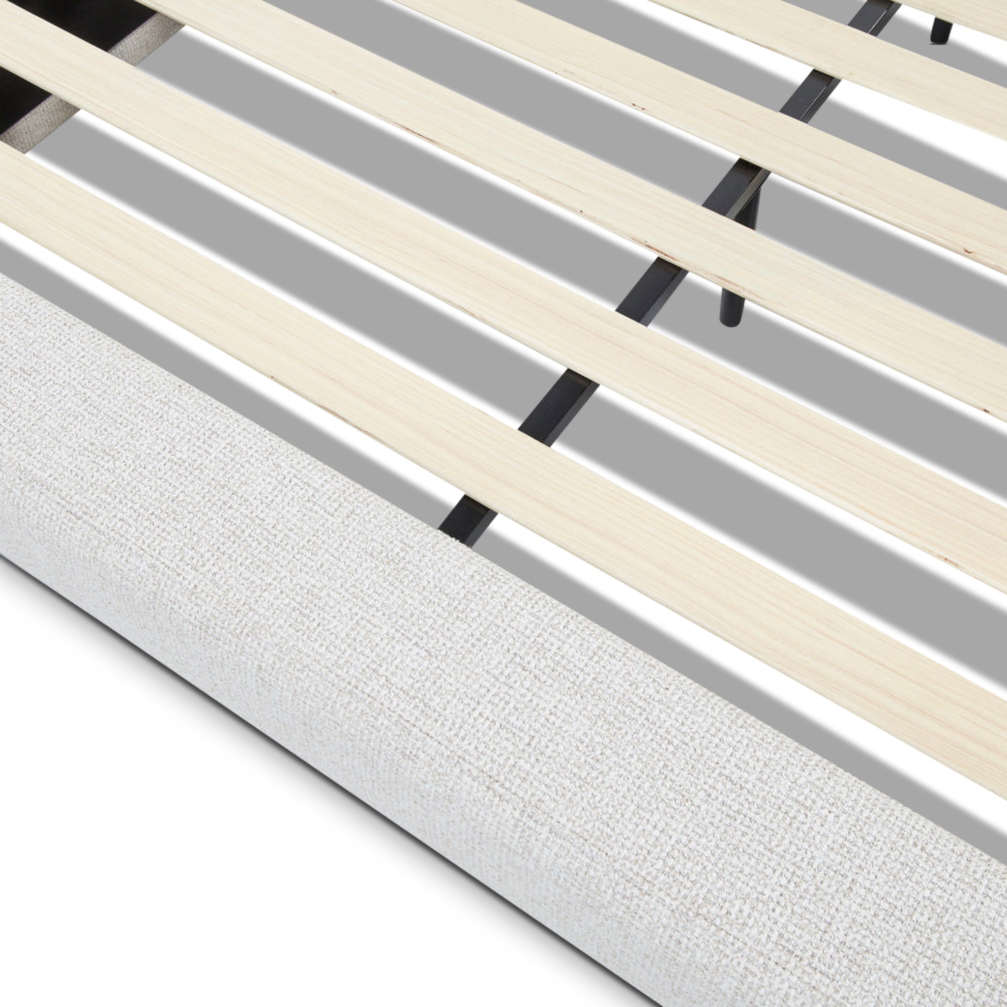 Frida Queen Bed - Verona Ivory Bed Frame Hoso-Core