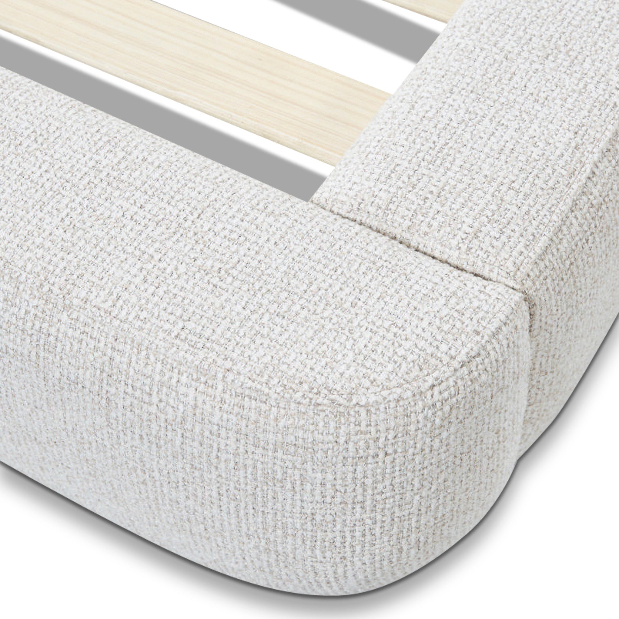 Frida King Bed - Verona Ivory Bed Frame Hoso-Core