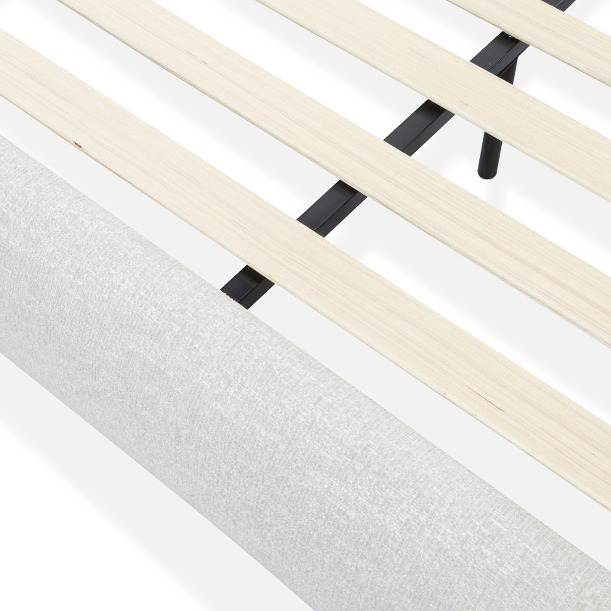 Evelina King Bed - California Beige Bed Frame Hoso-Core