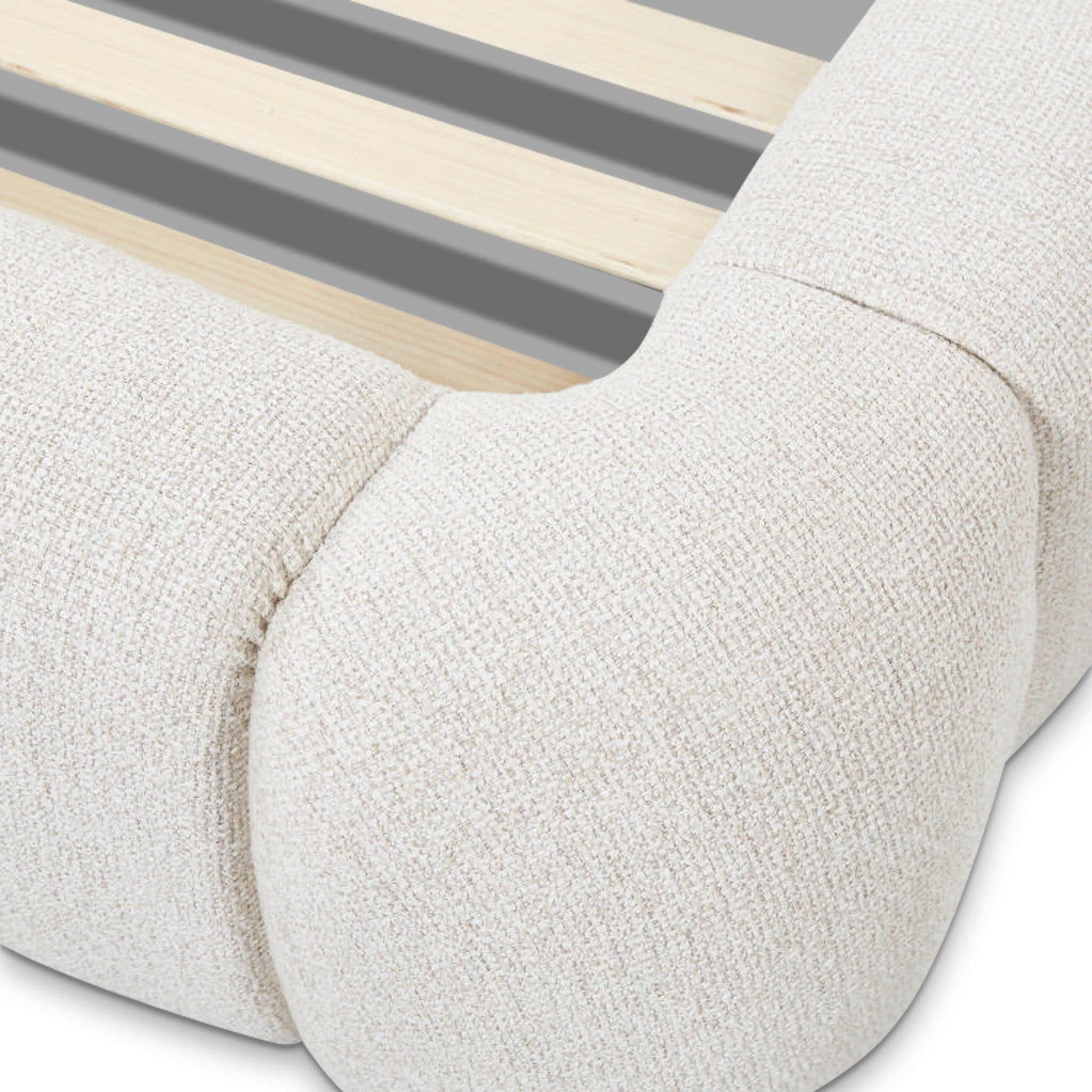 Natalia Queen Bed - Verona Ivory Bed Frame Hoso-Core