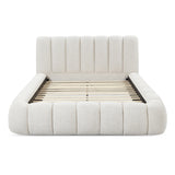 Natalia Queen Bed - Verona Ivory Bed Frame Hoso-Core