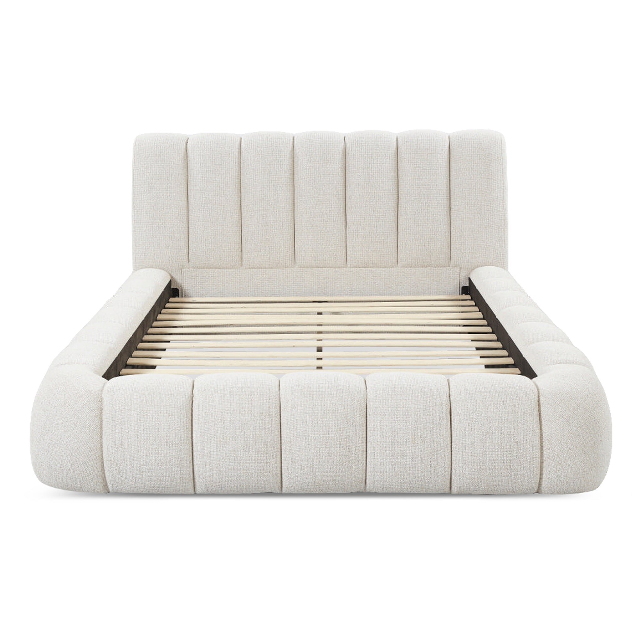 Natalia Queen Bed - Verona Ivory Bed Frame Hoso-Core