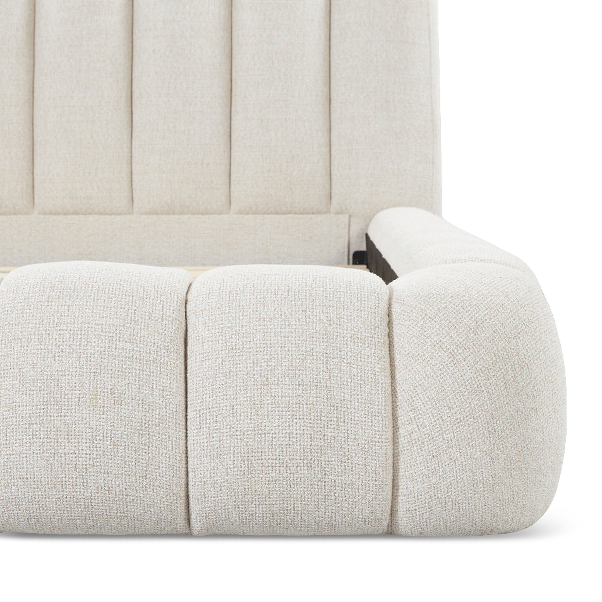 Natalia Queen Bed - Verona Ivory Bed Frame Hoso-Core
