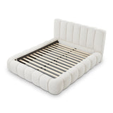 Natalia Queen Bed - Verona Ivory Bed Frame Hoso-Core