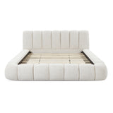 Natalia King Bed - Verona Ivory Bed Frame Hoso-Core