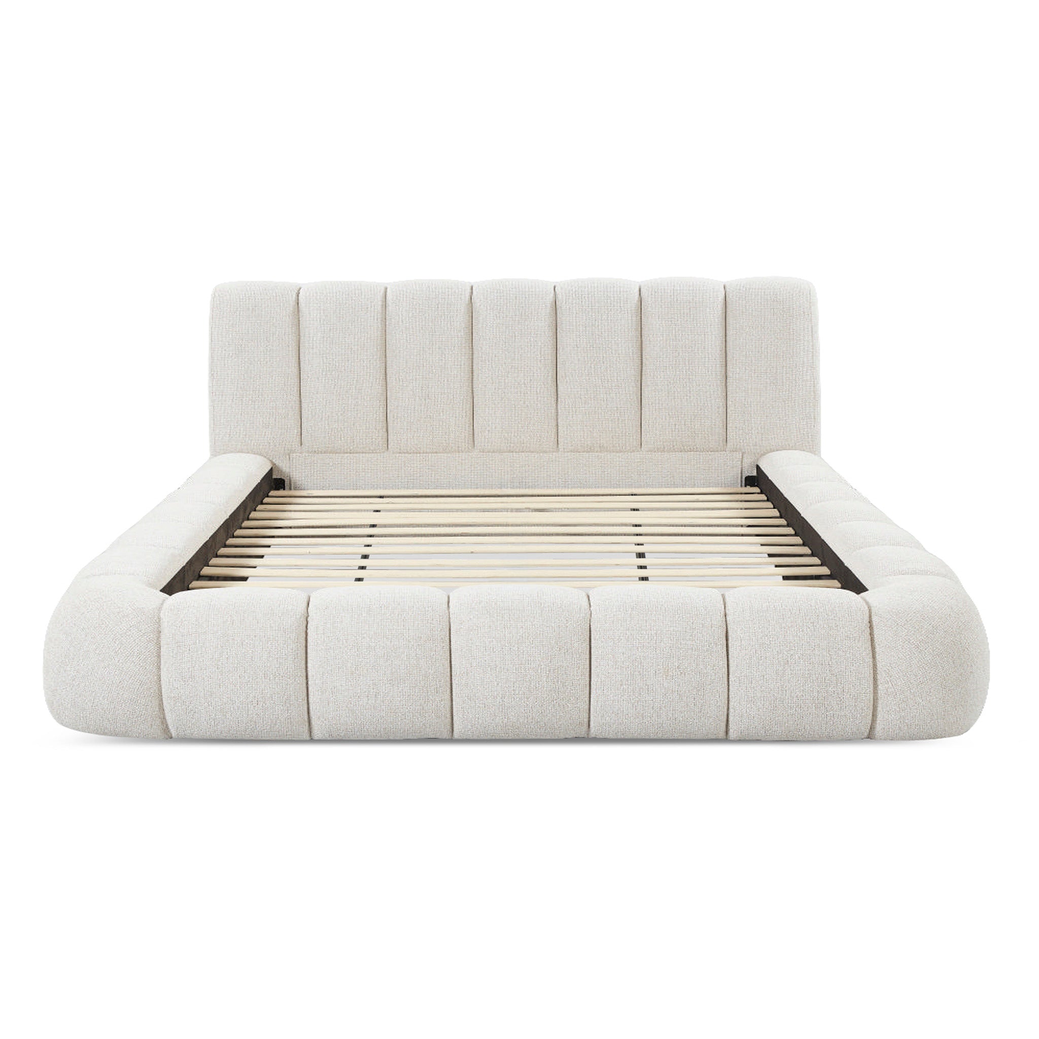 Natalia King Bed - Verona Ivory Bed Frame Hoso-Core