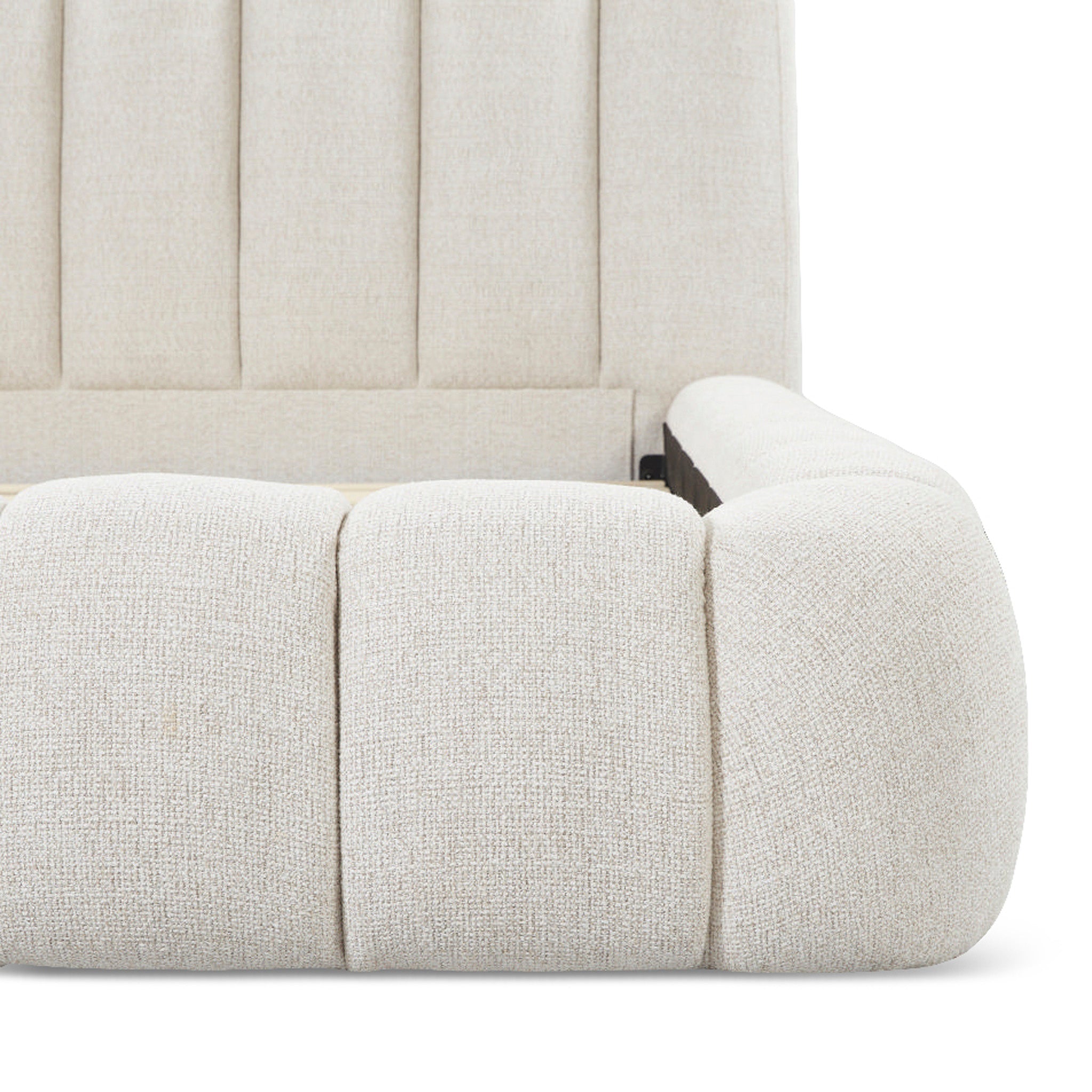 Natalia King Bed - Verona Ivory Bed Frame Hoso-Core