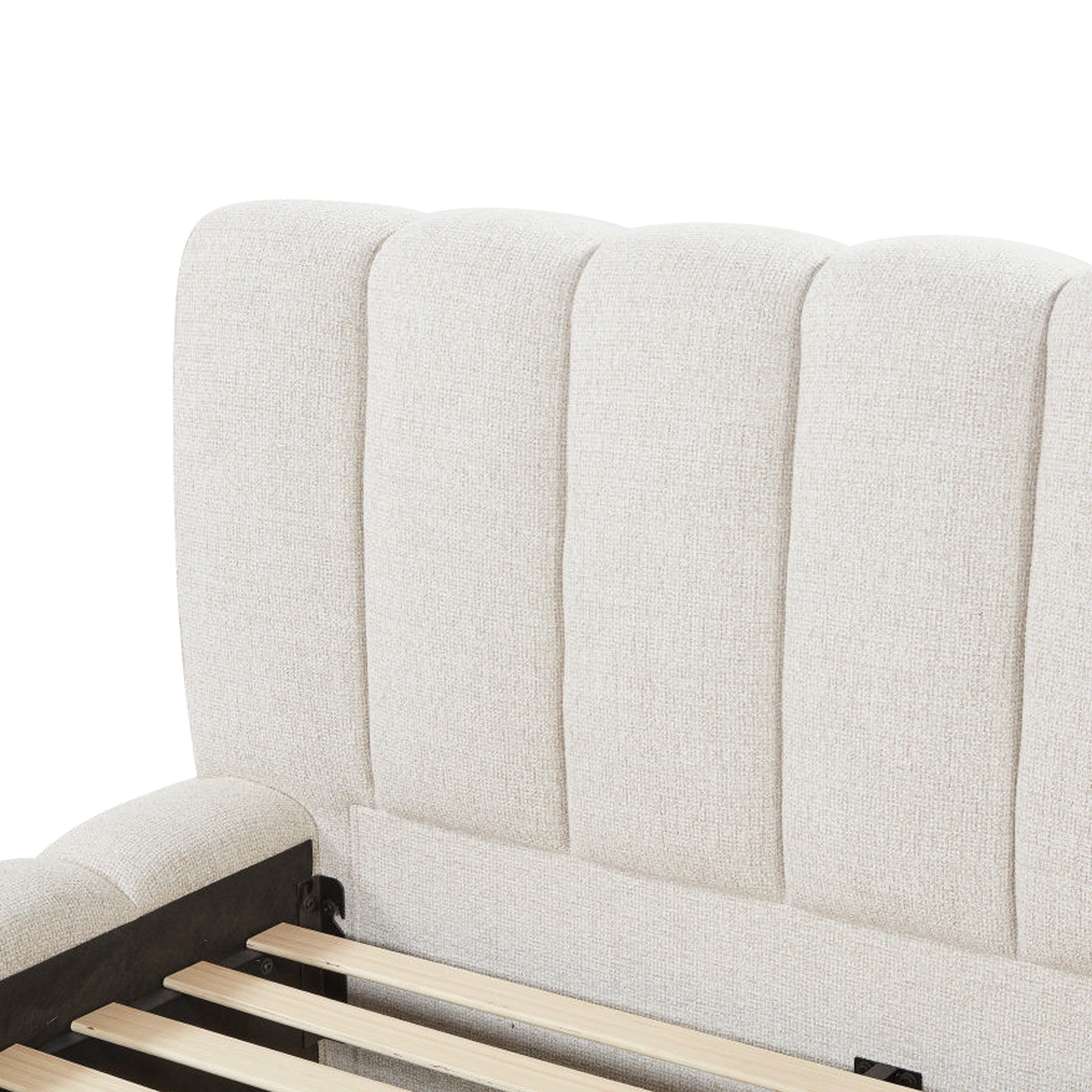 Natalia King Bed - Verona Ivory Bed Frame Hoso-Core