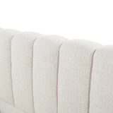 Natalia King Bed - Verona Ivory Bed Frame Hoso-Core