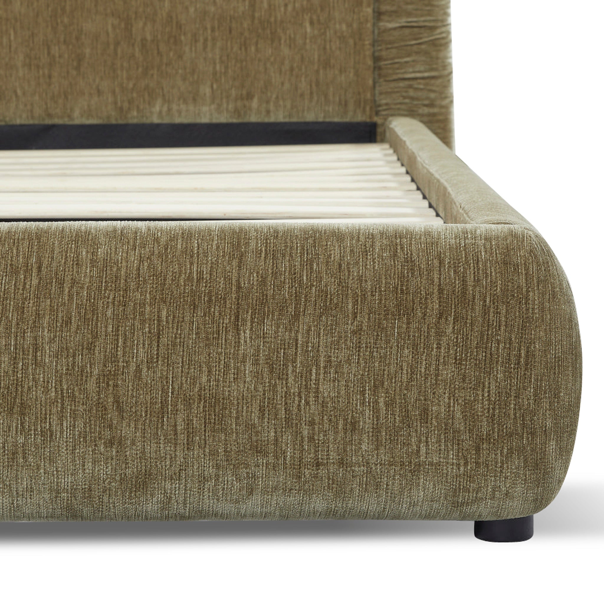 Clarinda Queen Bed - Blink Moss Green Bed Frame Hoso-Core