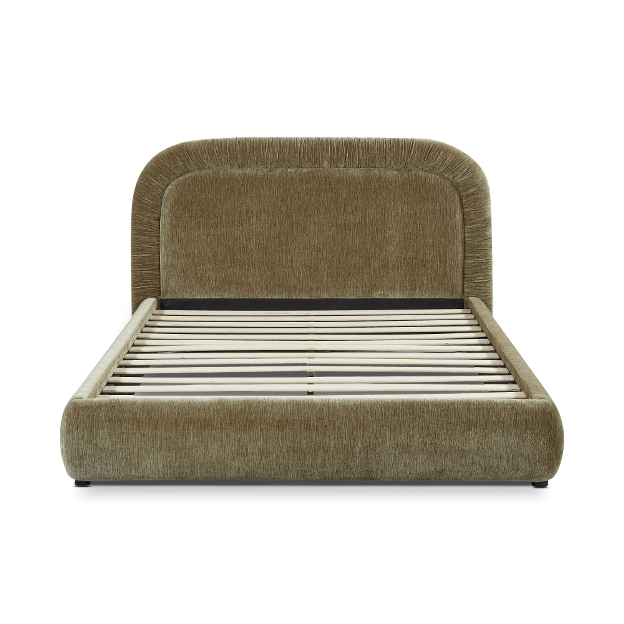 Clarinda Queen Bed - Blink Moss Green Bed Frame Hoso-Core