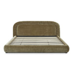 Clarinda King Bed - Blink Moss Green Bed Frame Hoso-Core