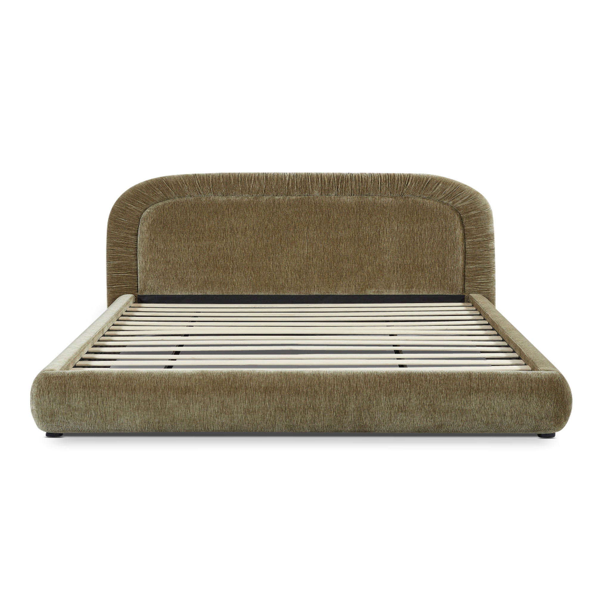 Clarinda King Bed - Blink Moss Green Bed Frame Hoso-Core