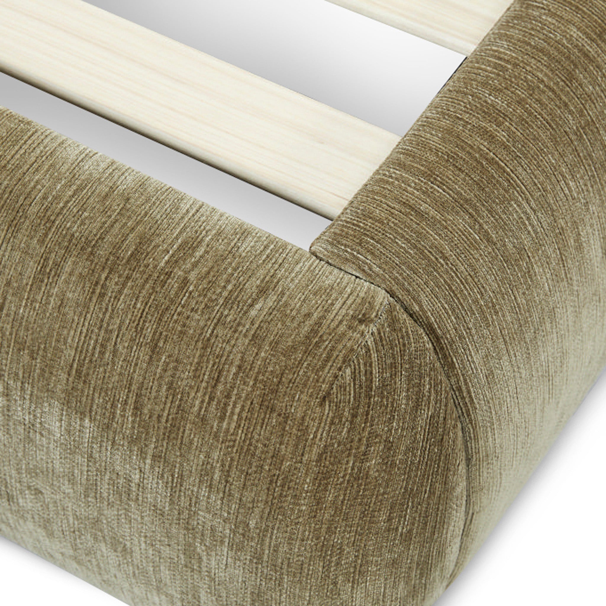 Clarinda King Bed - Blink Moss Green Bed Frame Hoso-Core
